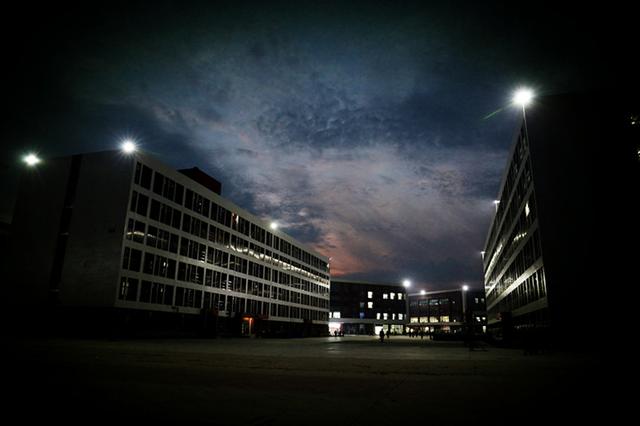 河北科技学院曹妃甸校区地图（深秋的河北科技学院曹妃甸校区美翻啦）(37)