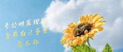 ​报考公务员档案在自己手里怎么办