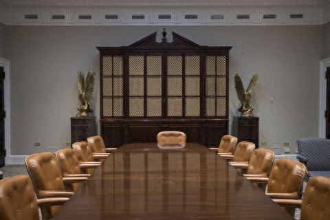 白宫大修后内部照片曝光 焕然一新富丽堂皇