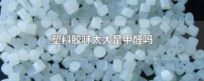 ​塑料胶味太大是甲醛吗为什么 塑胶味有甲醛吗