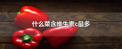 ​什么菜含维生素c最多