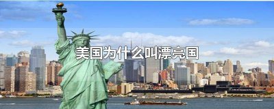 ​美国叫漂亮国日本叫什么国 美国长啥样啊