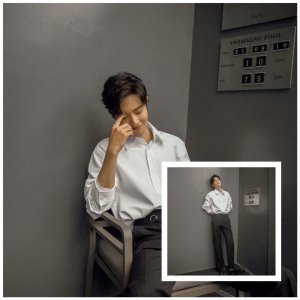 ​一组肖战的高清无水印壁纸，黑白灰的色调也太高级了吧