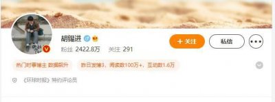 ​胡锡进表示卸任环球时报总编辑