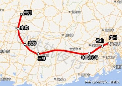 ​柳州至广州350km_h时速高铁通道规划