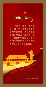 ​理论小贴士第十五期：两个一百年