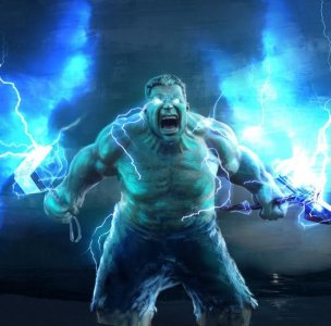 ​浩克的6个另类形态，雷神版超帅，最后一个灭霸见了也要举白旗