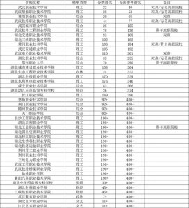 ​2023年湖北高职院校排行：武职第1、武汉船院第2、襄阳职院第3
