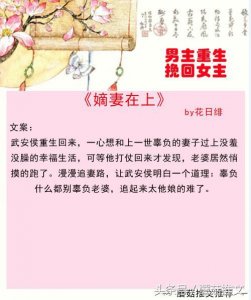 ​男主重生挽回女主文：我要让所有嘲笑过她，欺辱过她的人都仰望她